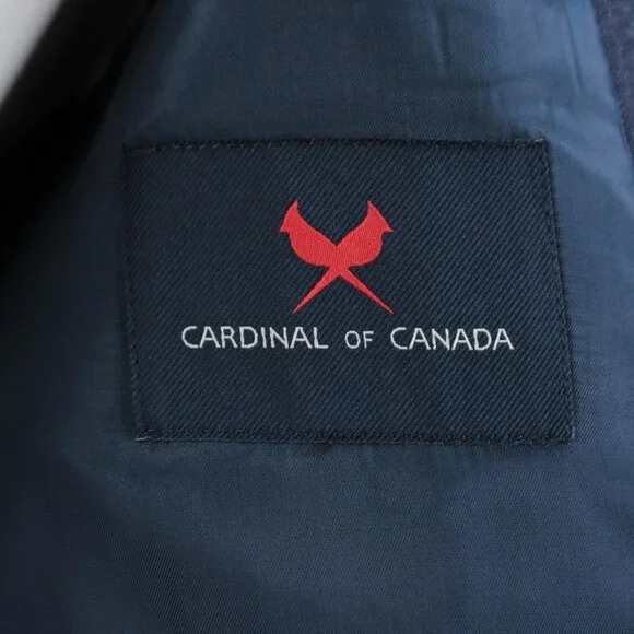 Cardinal of Canada NWT Wool Blend Sport Coat Size 40R US In Blue Melange
